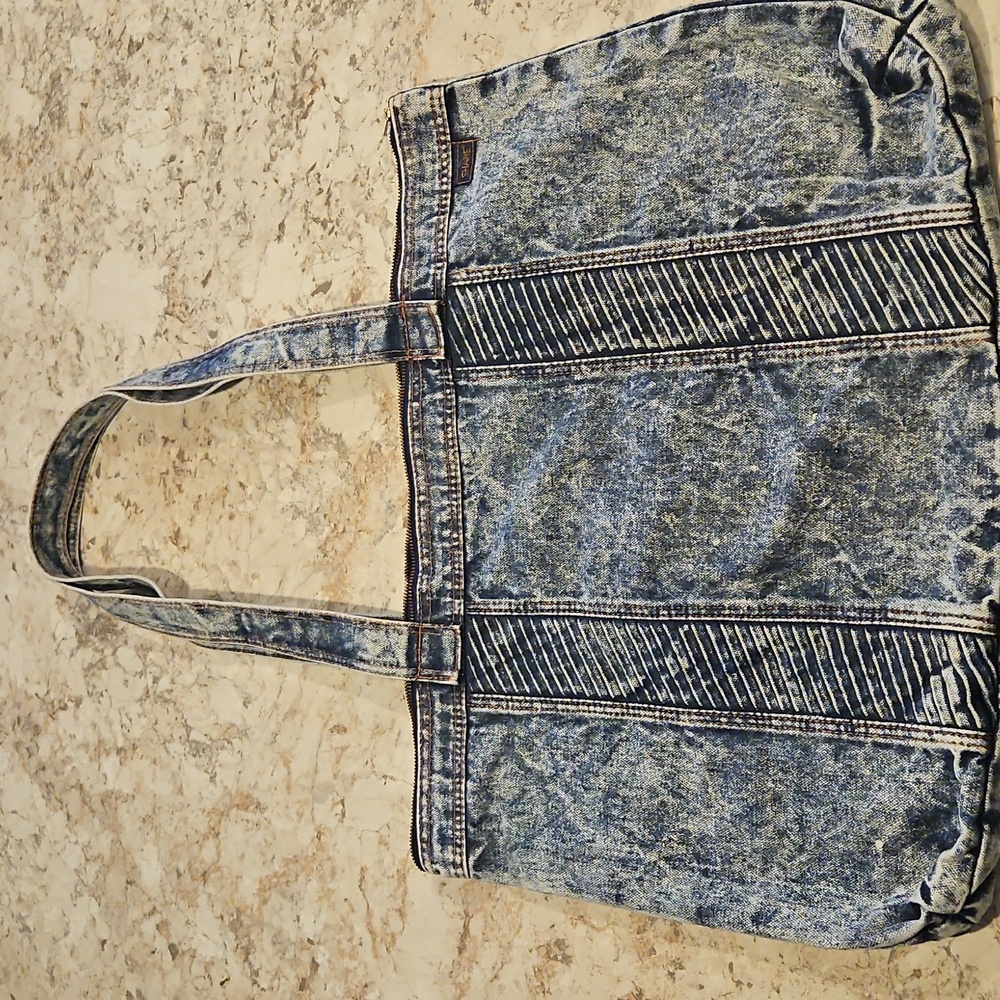 Vintage denim jean Tote bag